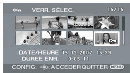 PANASONIC SDR-H250EF - Verrouillage de scènes d'images animées - 2