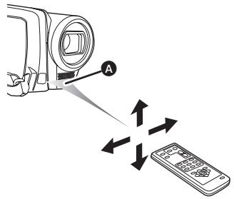 PANASONIC SDR-H250EF - ■ Portée d'utilisation de la télécommande - 1