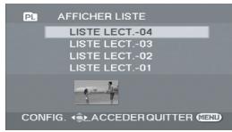 PANASONIC SDR-H250EF - Lecture à partir d'une liste - 2