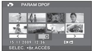 PANASONIC SDR-S26 - Paramètre DPOF - 1