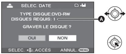 PANASONIC SDR-S26 - Sélectionnez [OUI], puis appuyez sur la manette de commande. - 1