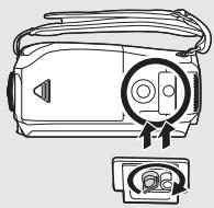 PANASONIC SDR-S26 - Réceptacle pour le trépied - 1