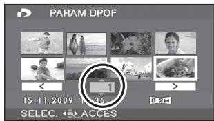 PANASONIC SDR-S26 - Paramètre DPOF - 3