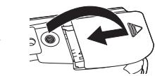 PANASONIC SDR-S26 - Insertion de la batterie - 2