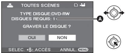 PANASONIC SDR-S26 - Sélectionnez [OUI], puis appuyez sur la manette de commande. - 1