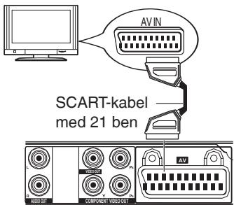 AVIN SCART-kabel med 21 ben