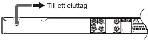 Till ett eluttag