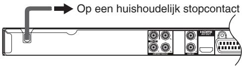 Op een huishoudelijk stopcontact