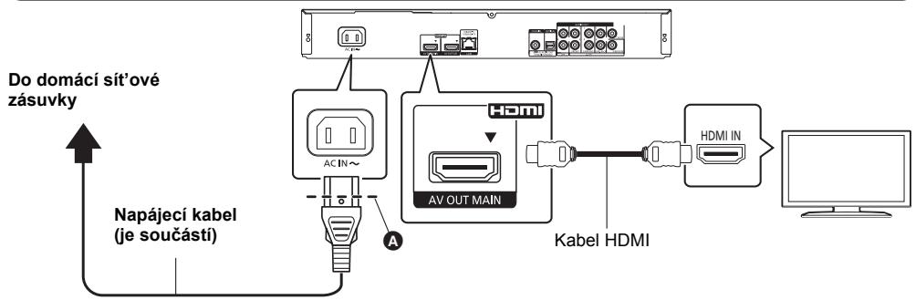 PANASONIC DMP-BDT570 - KROK : Připojení k TV - 1