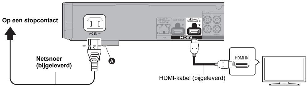 PANASONIC DMP-UB900,  DMP-UB900EGK - STAP 1 : Aansluiten op een TV - 1