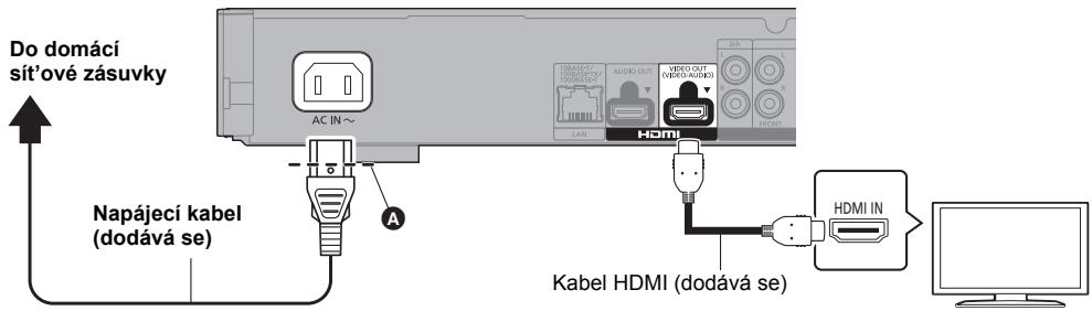 PANASONIC DMP-UB900,  DMP-UB900EGK - KROK: Pripojení k TV - 1