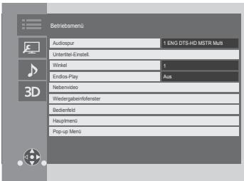 PANASONIC DMPUB404EG - Drücken Sie [OPTION]. - 1