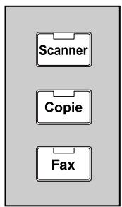 PANASONIC KXMB2061JT - Sélection du mode de fonctionnement (Numérisation/Copie/Fax) - 1