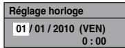 THOMSON CB 1000 - Réglage horloge - 1