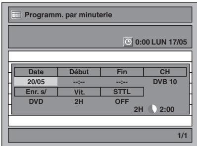 THOMSON CB 1000 - Entrez la date en utilisant le [▲ / ▼], puis appuyez sur le [▶]. - 2