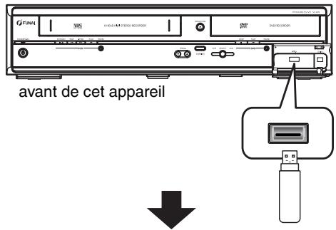 THOMSON CB 1000 - En mode d'arrêt, branchez votre USB à mémoire Flash. - 1