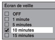 THOMSON CB 1000 - Écran de veille (Par défaut: 10 minutes) - 1