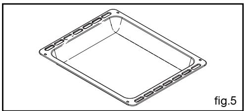 BRANDT KV571XN1 - - The dripping pan fig.5 - 1