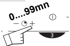 BRANDT TI316BN1 - Setting the timer - 1