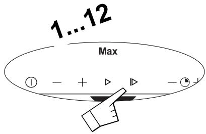 BRANDT TI316BN1 - Inställning av manuell effekt - 1