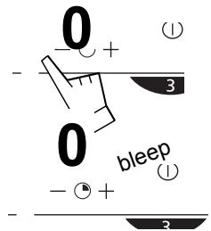 0 - + ① 3 0 bleep ① - + 3