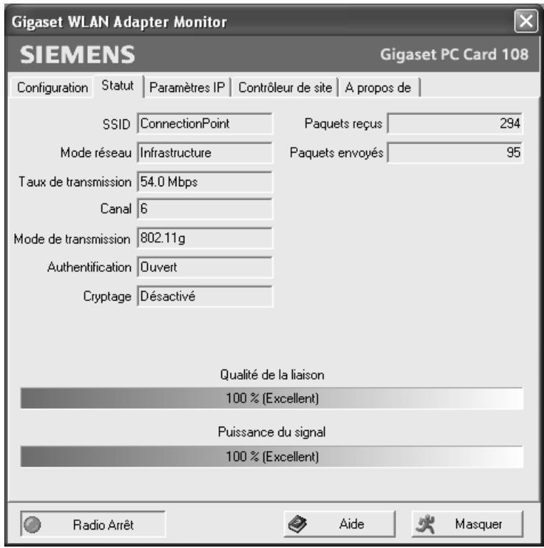 SIEMENS GIGASET PC CARD 108 - Statut - 1