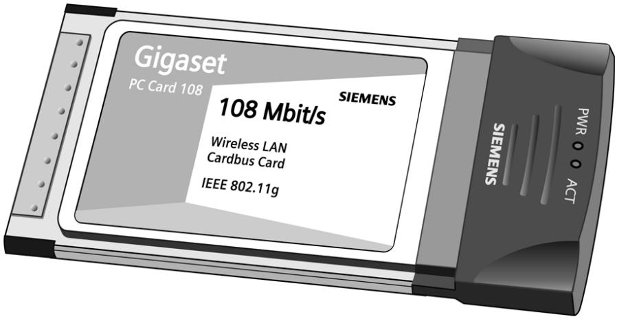 SIEMENS GIGASET PC CARD 108 - Affichage de l'état - 1