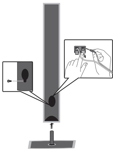 LG HT905TA - Fixation des enceintes au socle - 1