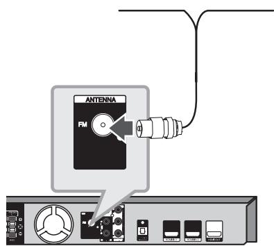 LG HT905TA - Raccordement de l'antenne - 1