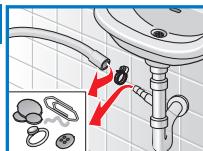 BOSCH WAE2826XFF - Filtre au niveau de l'arrivée d'eau - 6