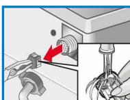 BOSCH WAE2826XFF - Filtre au niveau de l'arrivée d'eau - 9