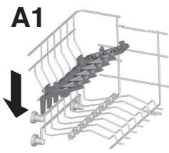 CANDY CDI 2212 - Using the upper basket - 2
