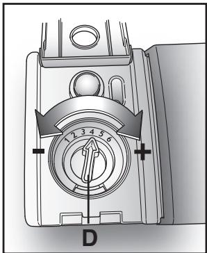 CANDY CDI 2212 - Regulating the rinse aid from 1 to 6 - 1