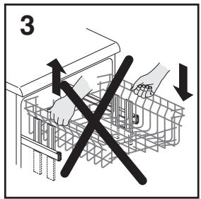 CANDY CDI 2212 - ADJUST BASKET TO THE LOWER POSITION: - 3