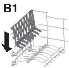 CANDY CDI 2212 - Using the upper basket - 4
