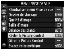 NIKON COOLPIX A - Menu Prise de vue - 1