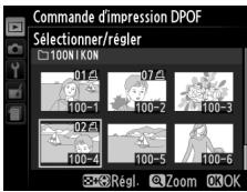 NIKON COOLPIX A - Création d'une commande d'impression DPOF : réglage d'impression - 4