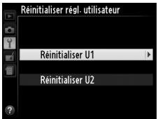 NIKON COOLPIX A - Sélectionner Réinitialiser U1 ou Réinitialiser U2. - 2