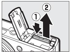 NIKON COOLPIX A - Retrait des cartes mémoire - 1