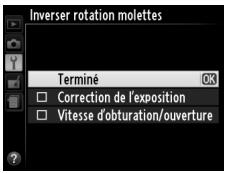 NIKON COOLPIX A - Inverser rotation molettes - 1