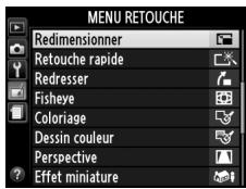 NIKON COOLPIX A - Sélectionner Redimensionner. - 2
