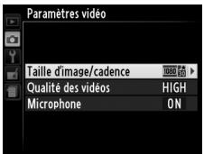 NIKON COOLPIX A - Choisir les options pour la vidéo. - 2