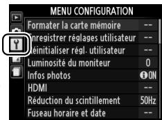 NIKON COOLPIX A - Mettre en surbrillance l'icône du menu actuel. - 2