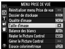 NIKON COOLPIX A - Menu Prise de vue - 1