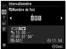 NIKON COOLPIX A - Choisir le nombre d'intervalles. - 2