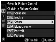 NIKON COOLPIX A - Sélectionner un Picture Control. - 2