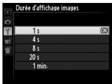NIKON COOLPIX A - Durée d'affichage images - 1