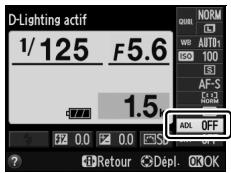 NIKON COOLPIX A - Afficher les options de D-Lighting actif. - 2