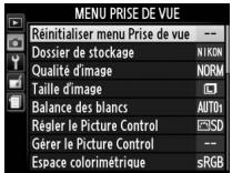 NIKON COOLPIX A - Menu Prise de vue : options de prise de vue - 4