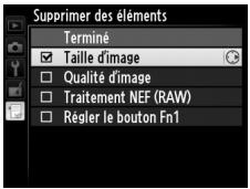 NIKON COOLPIX A - Sélectionner les éléments. - 2